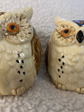Vintage 70's Owl shakers